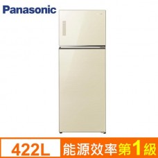 Panasonic國際牌422L變頻節能二門冰箱 NR-B427TG-N(翡翠金)